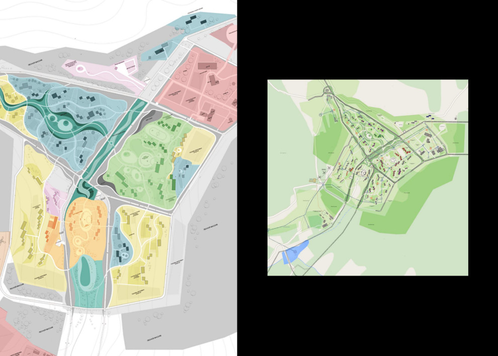 Разработка генплана восстановления села в виде экологического поселения