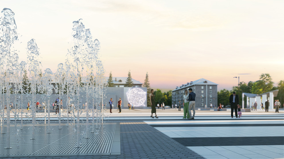 КОРОЛЁВ | ЦЕНТРАЛЬНАЯ ПЛОЩАДЬ ГОРОДА У ДК ИМ. КАЛИНИНА