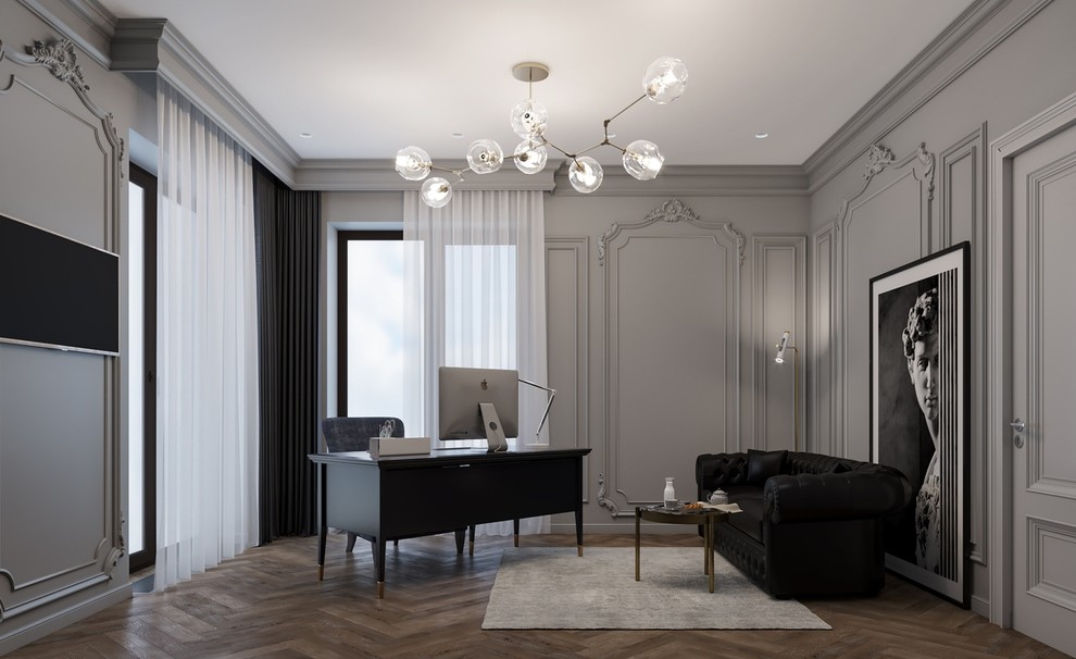 Коттедж в п. Юбилейный 160м2 во французском стиле Арт-Деко