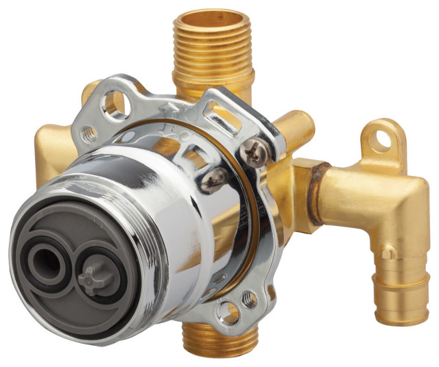 Treysta Tub & Shower Valve Vertical Inputs WITHOUT Stops Cold