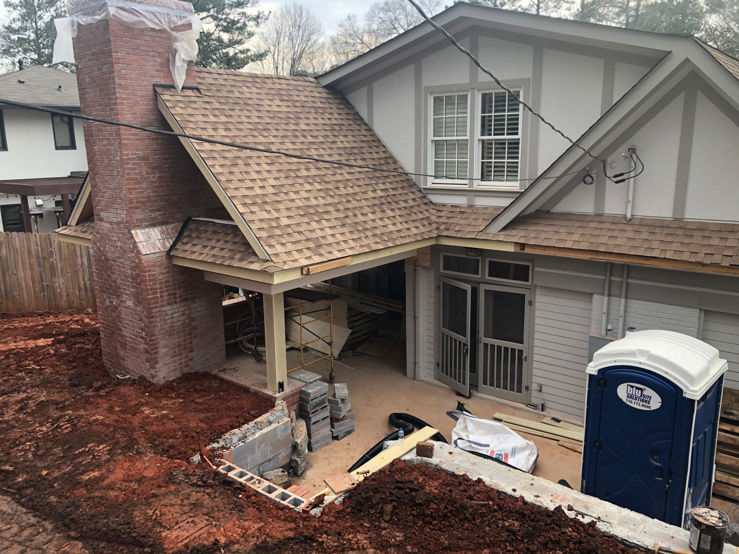 Patio, Porch & Fireplace Project in Avondale Estates
