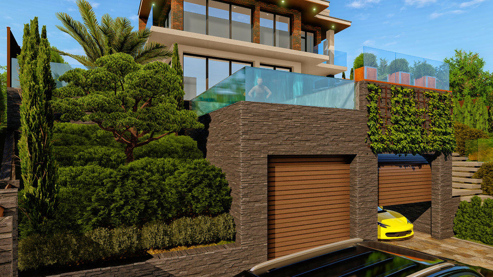 Сочи 6 соток Стиль Хай тек