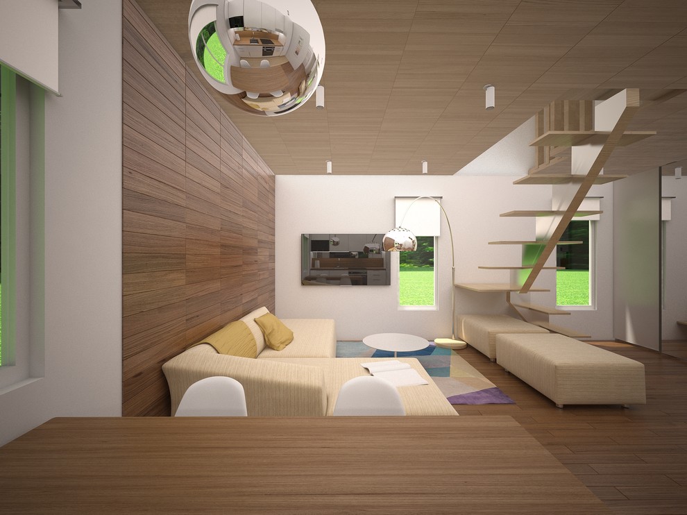 2 этажный дом 72 кв.м., интерьер в Скандинавском стиле.