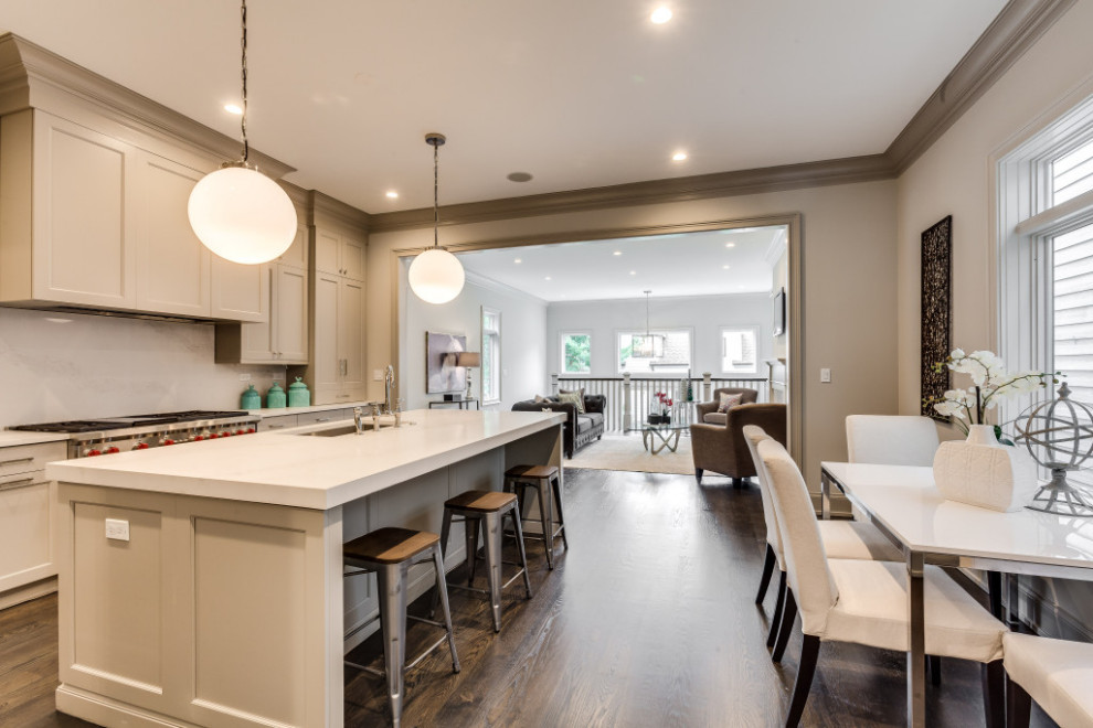 Inspiration for a transitional kitchen remodel in Chicago