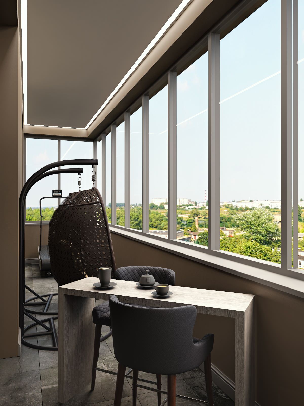 Балкон из нового проекта