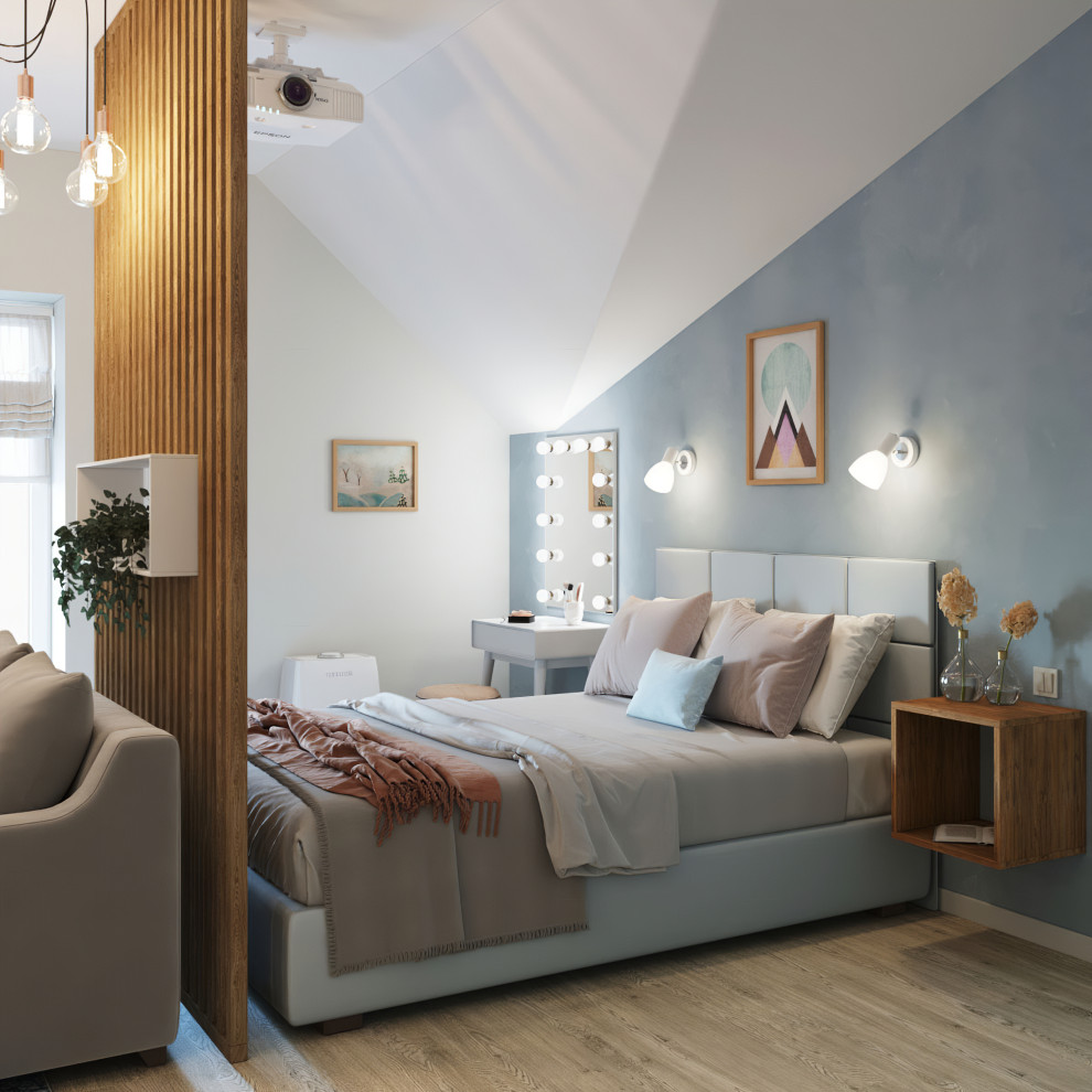 Мансардный этаж для молодой девушки