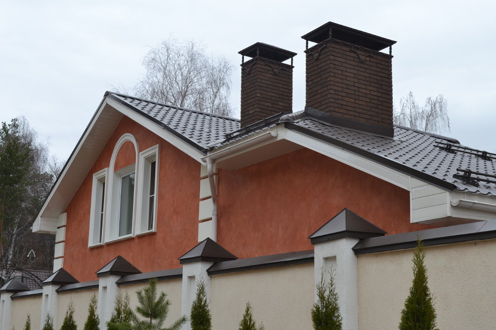 Фасад дома в Подмосковье - Классика