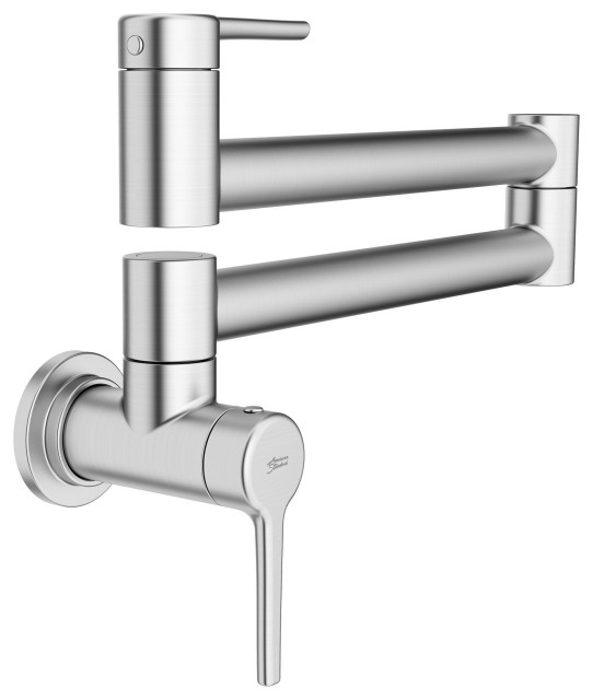 Studio S Pot Filler, Stainless Steel Contemporary Pot Fillers by