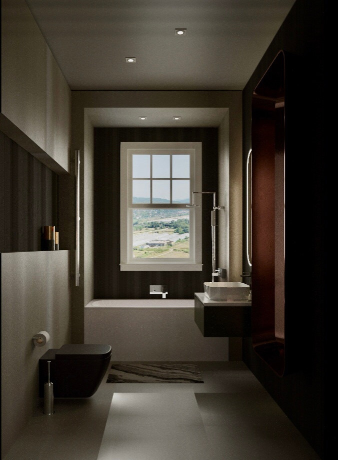 Интерьер ванной комнаты