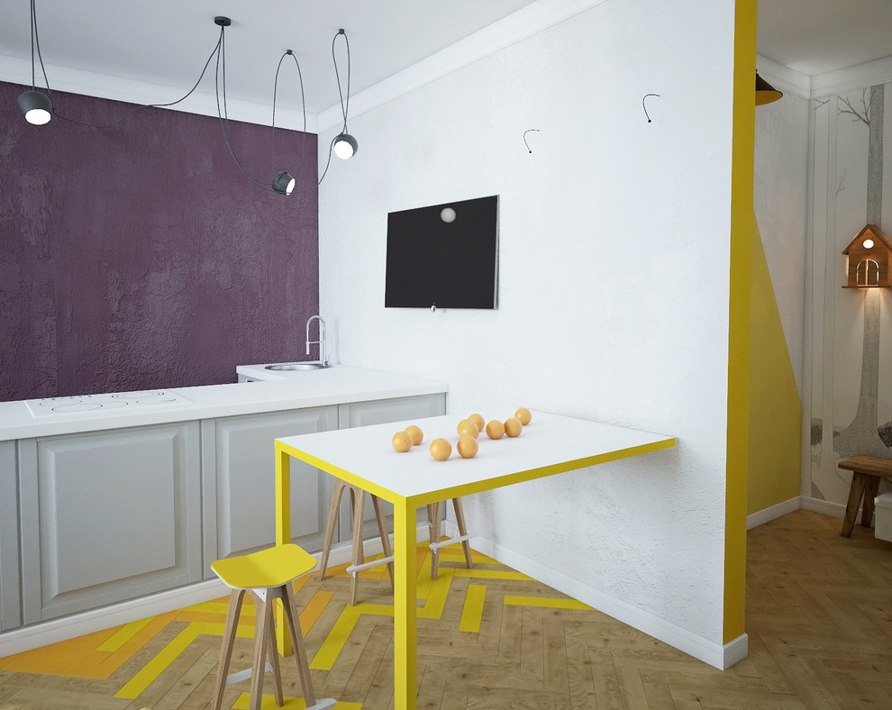 Квартира площадью 24 кв.м. для молодой девушки.