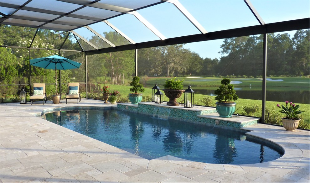 This is an example of a transitional pool in Jacksonville.