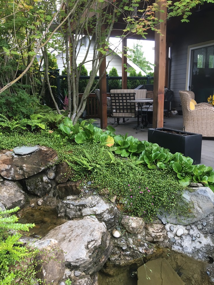 Inspiration for a contemporary home design remodel in Seattle