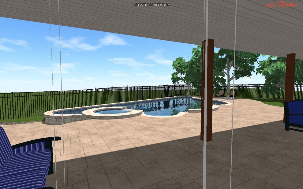 McKinney, TX Pool Build by SouthernWind Pools