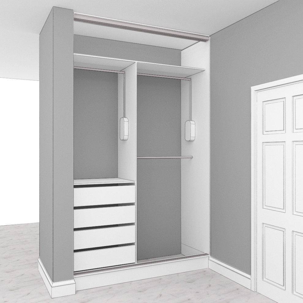 Шкаф купе визуализация