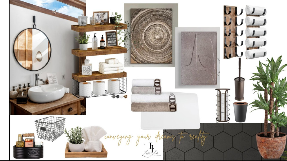 Rustic Bathroom Design