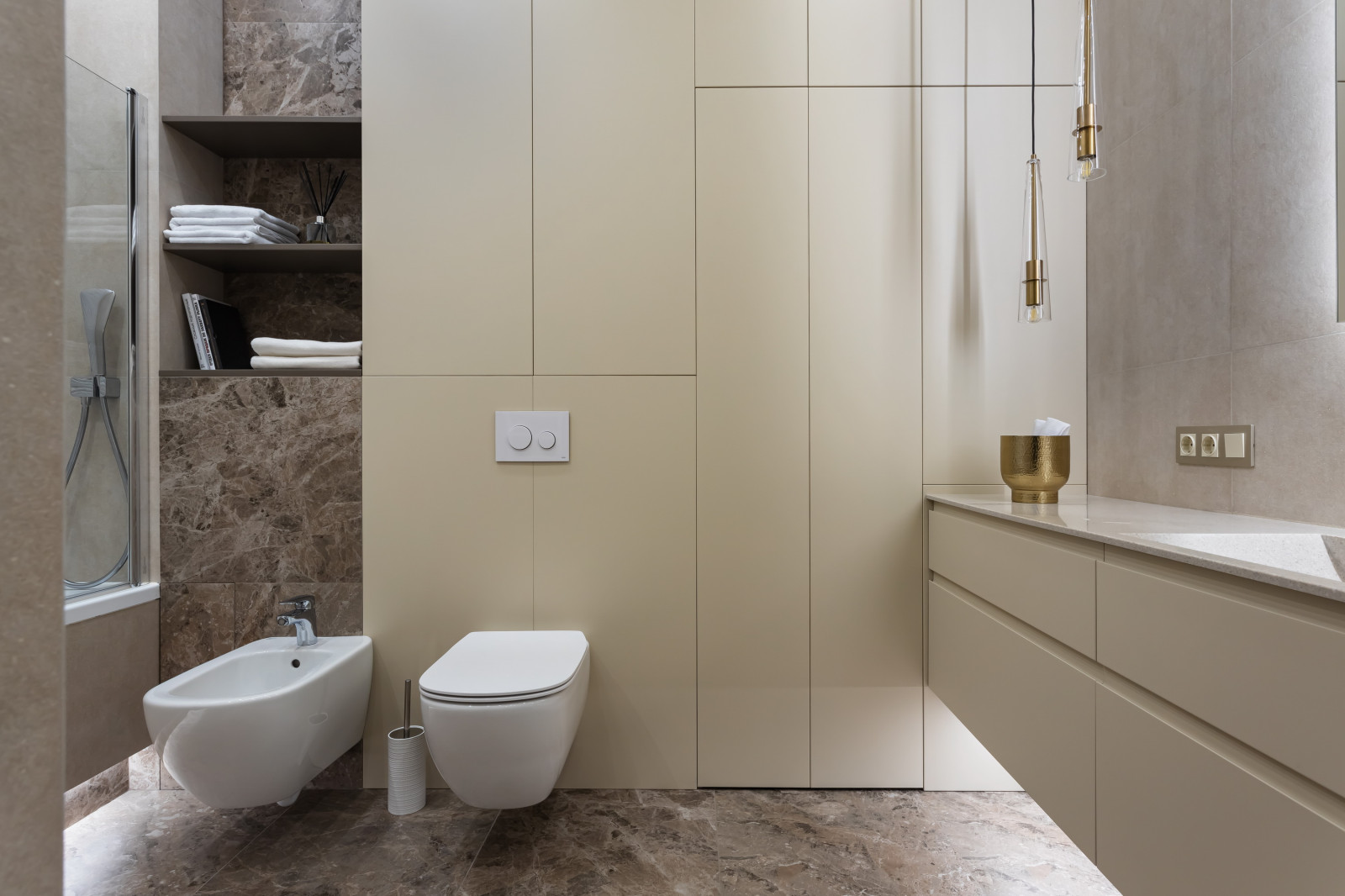 Ванная и сан узел в ЖК Макаровский