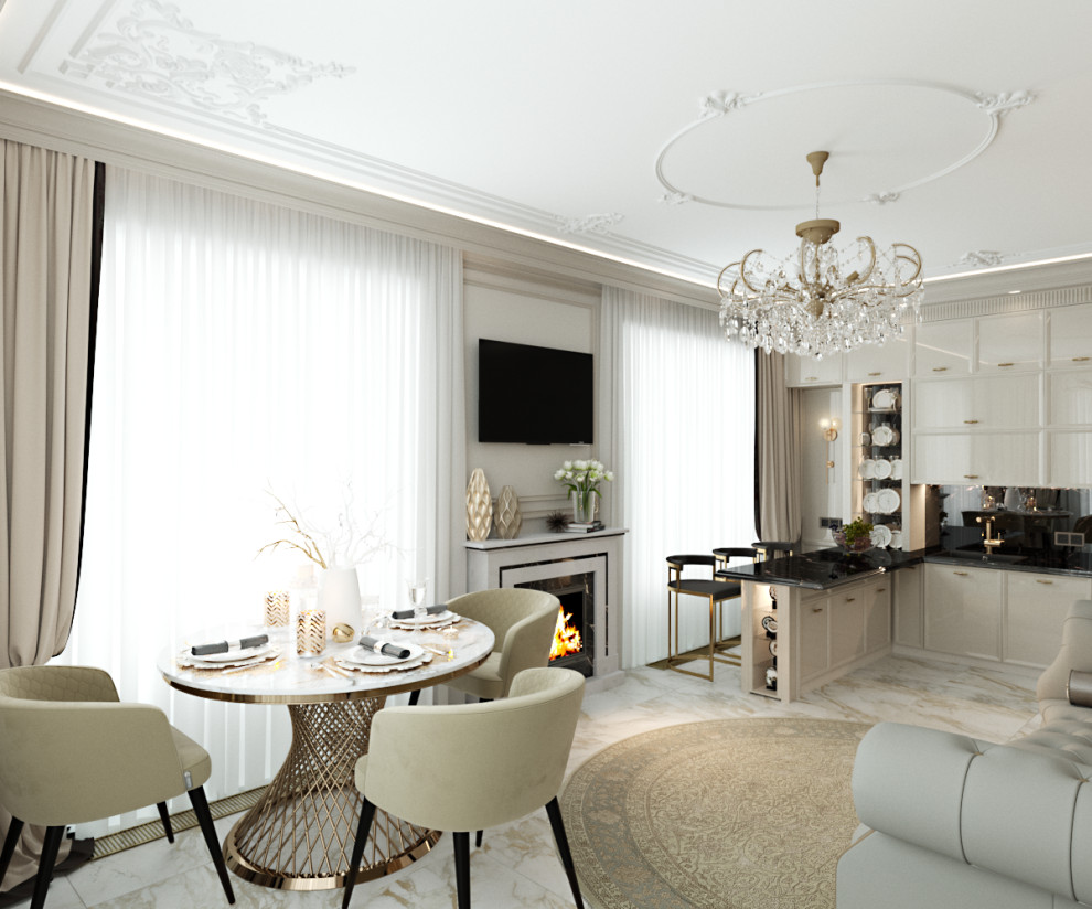 Однокомнатная квартира с объединенной кухней-гостиной г. Москва