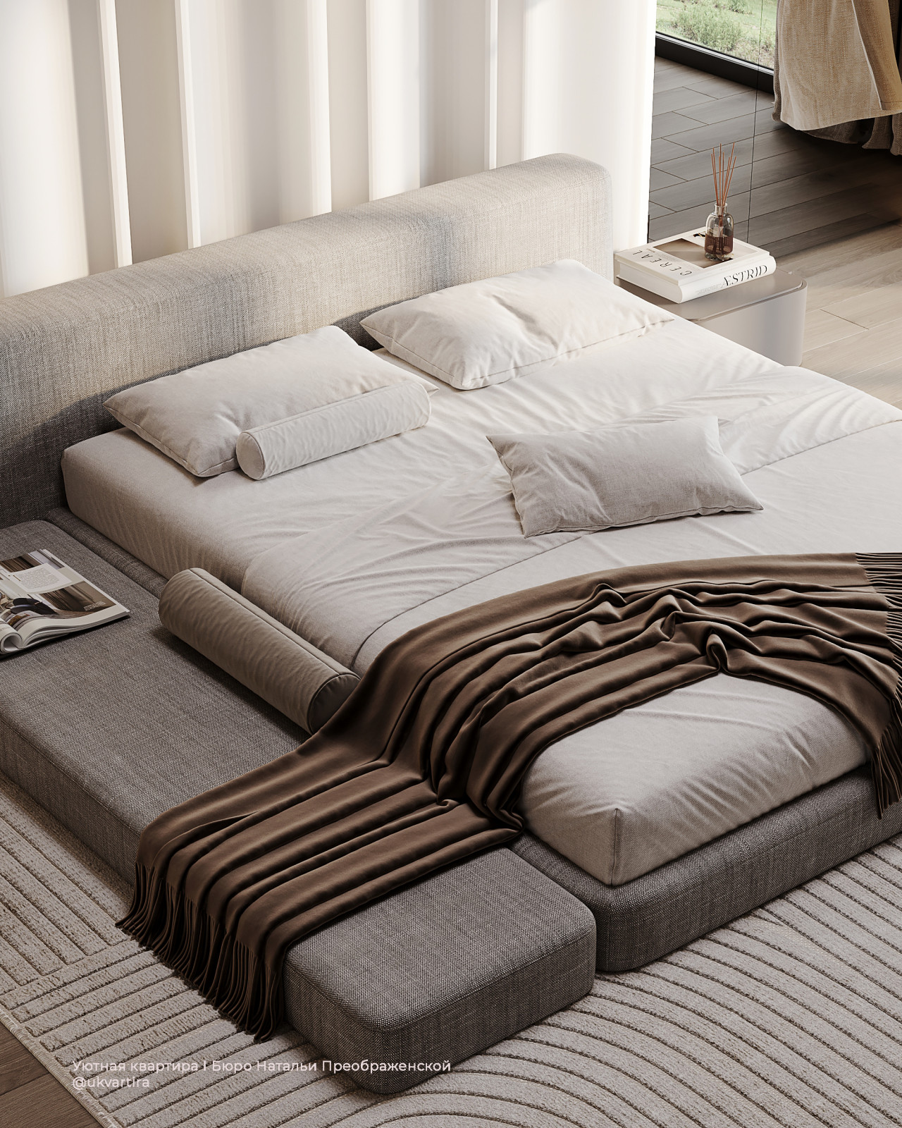 Спальня, которую сохраняют даже дизайнеры