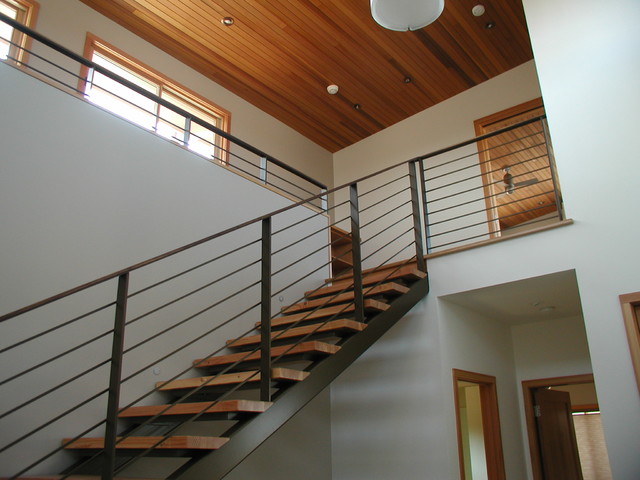 Custom Stair System contemporain-escalier