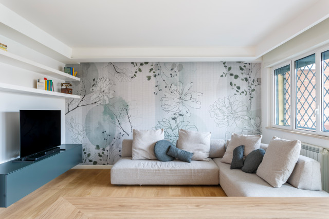 Appartamento Galeppini contemporary-vardagsrum