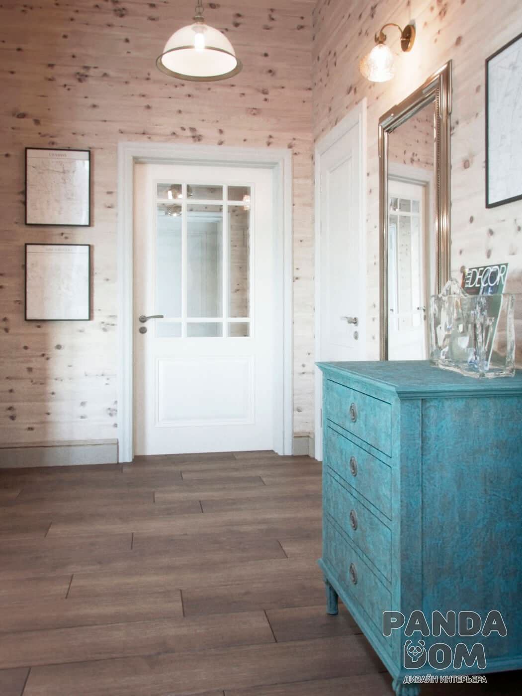 Деревянный дом в стиле кантри