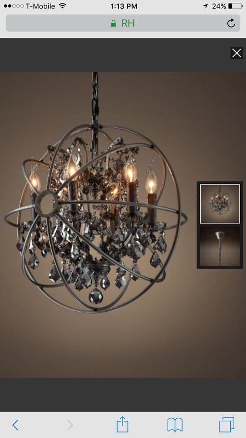 Ceiling swag hook compatible with RH chandelier? Ceiling swag hook compatible with RH chandelier?