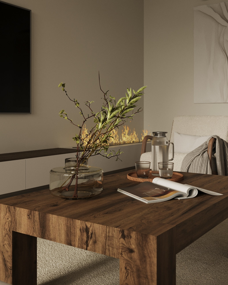 Дизайн-проект кухни-гостиной