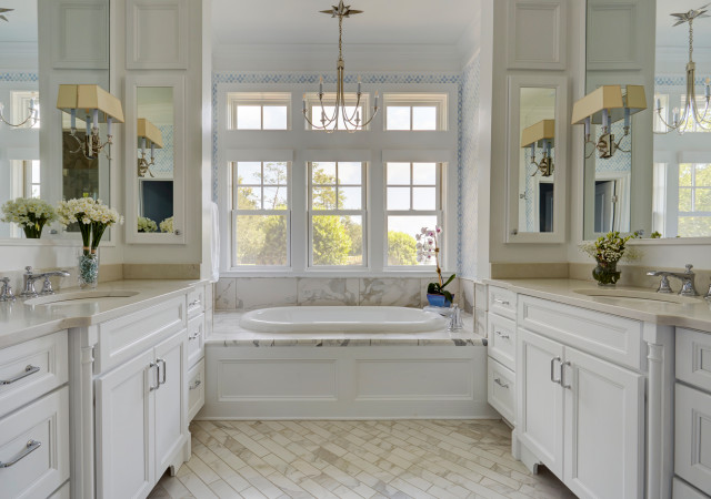 Sink Or Two In Your Master Bathroom, Cost To Replace Double Sink Vanity Top
