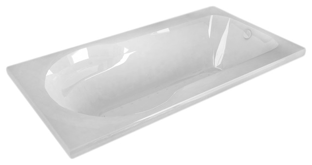 Tivoli 32 x 60 Rect. Drop-In Bathtub with Whirlpool Jetted & Air ...