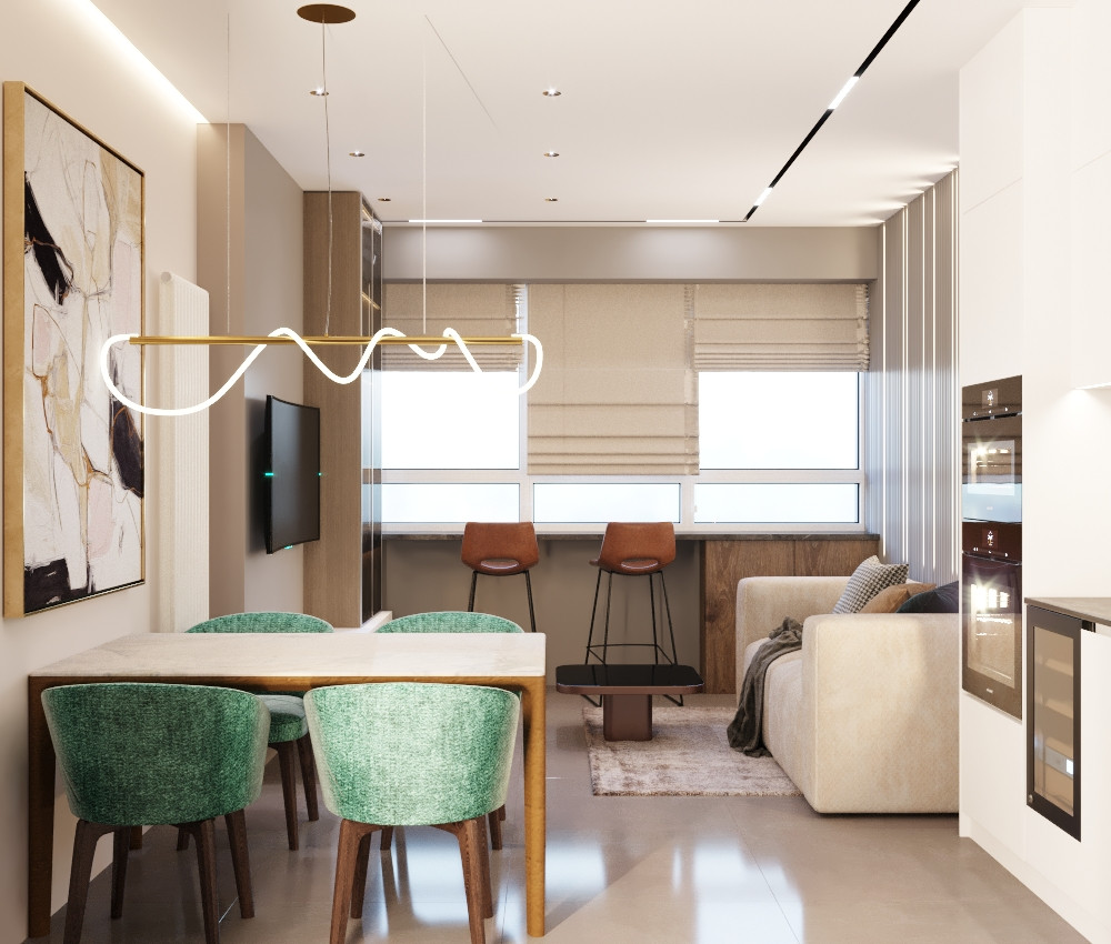 Дизайн интерьера квартиры, Земледельческая ул.