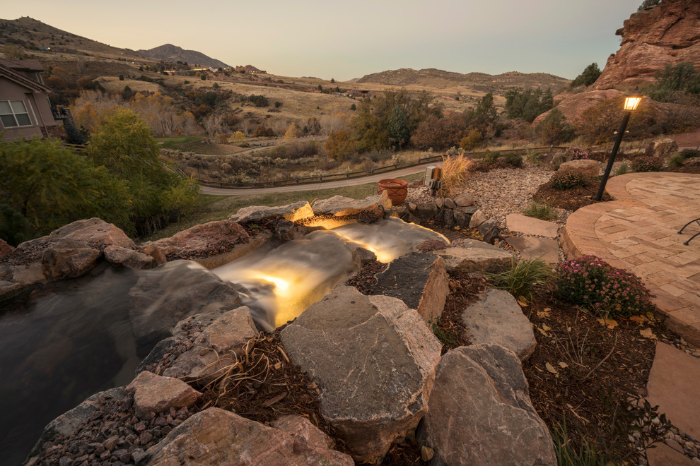 Design ideas for a rustic landscaping in Denver.