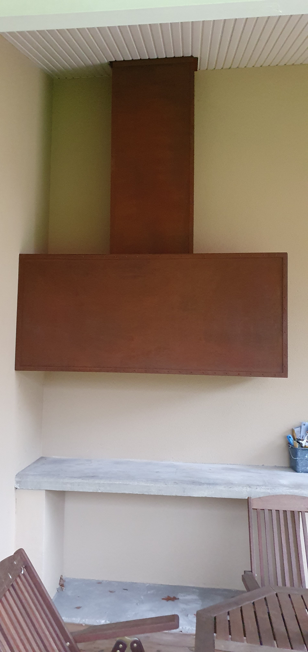 Réalisation de travaux en corten