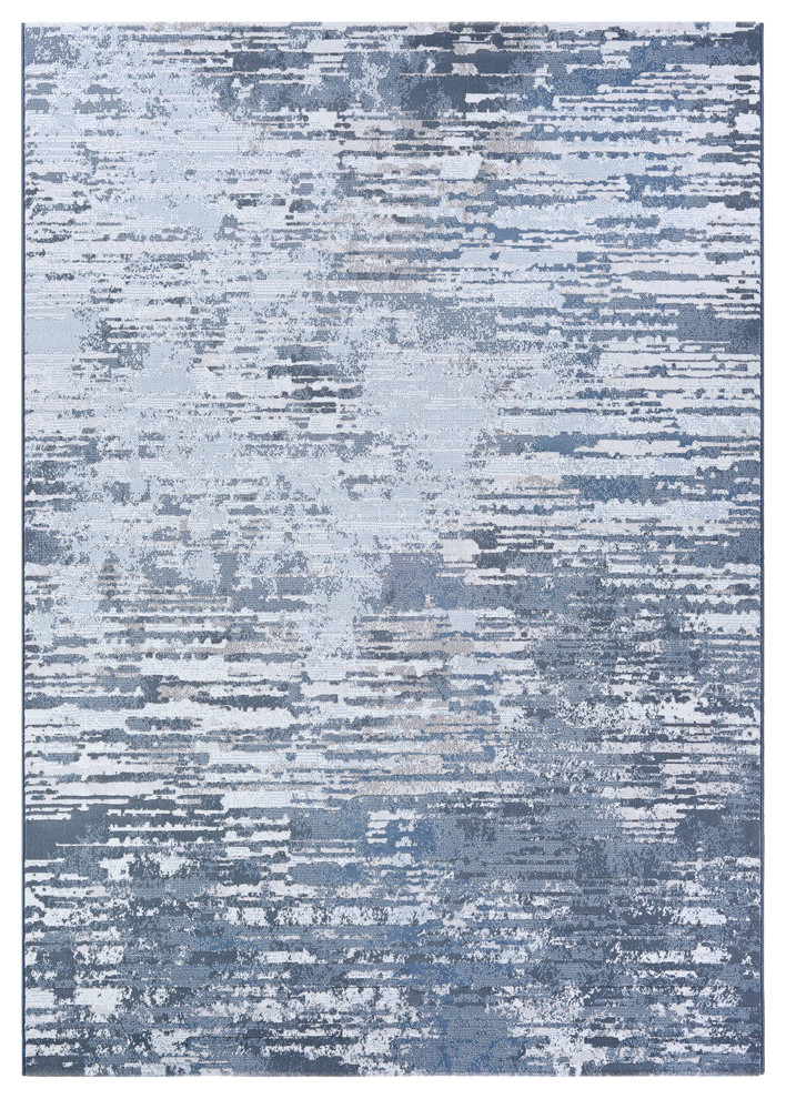 Couristan Serenity Cryptic Rug 2'2"x7'10" Gray/Opal Rug