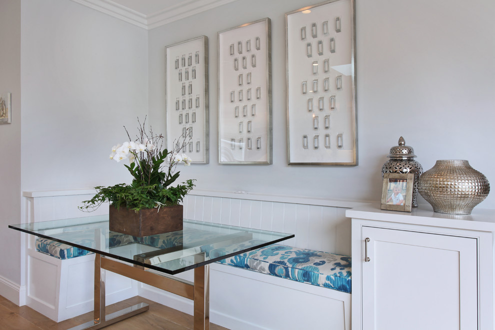 Example of a transitional kitchen design in Orange County