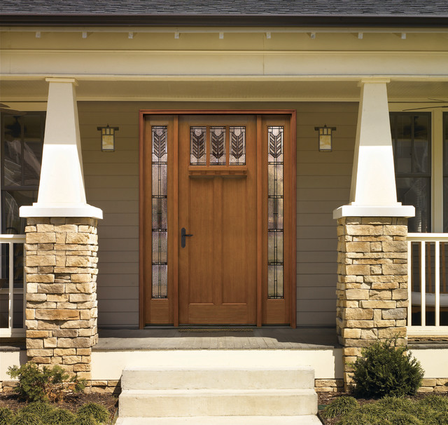 Solid Panel Classic-Craft Rustic Collection Door exterior