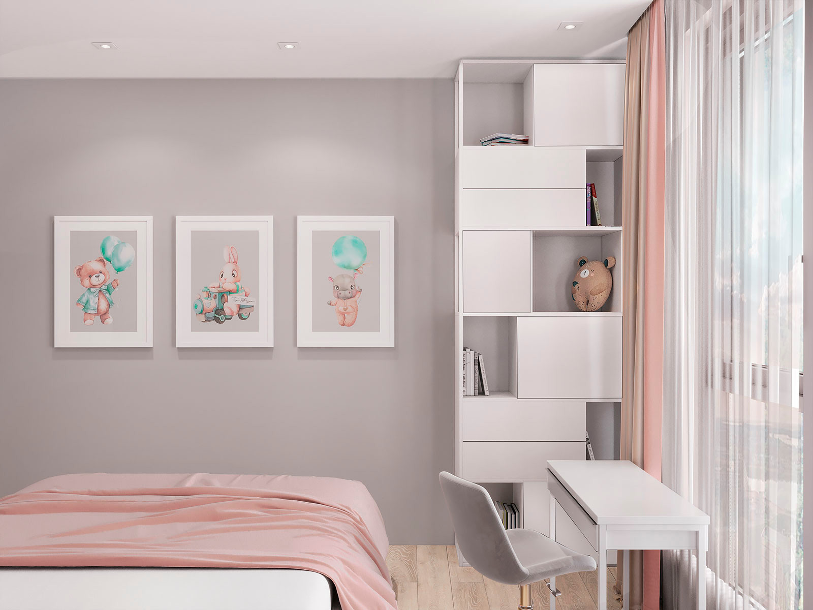 Проект "Персиковый минимализм"