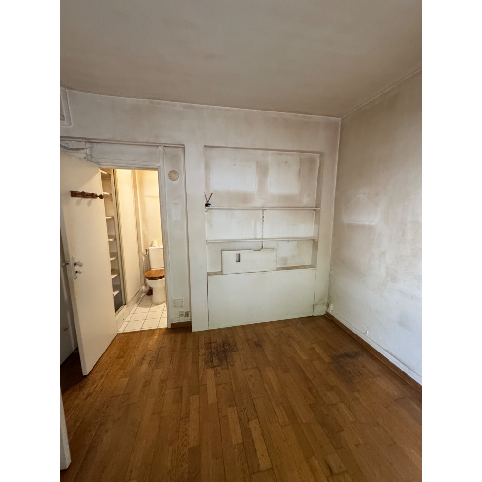 Projet Père Lachaise, rénovation d'un appartement de 34m2
