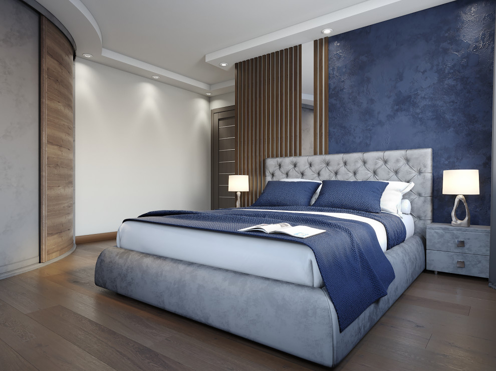 Дизайн проект спальни в ЖК на Вербной