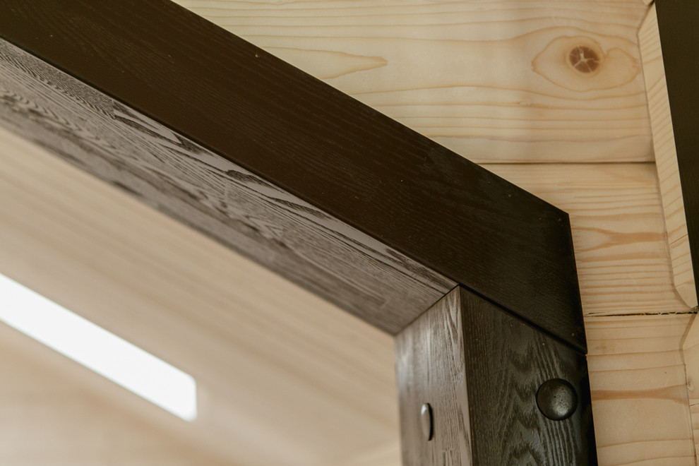 Интерьер дома из клееного бруса