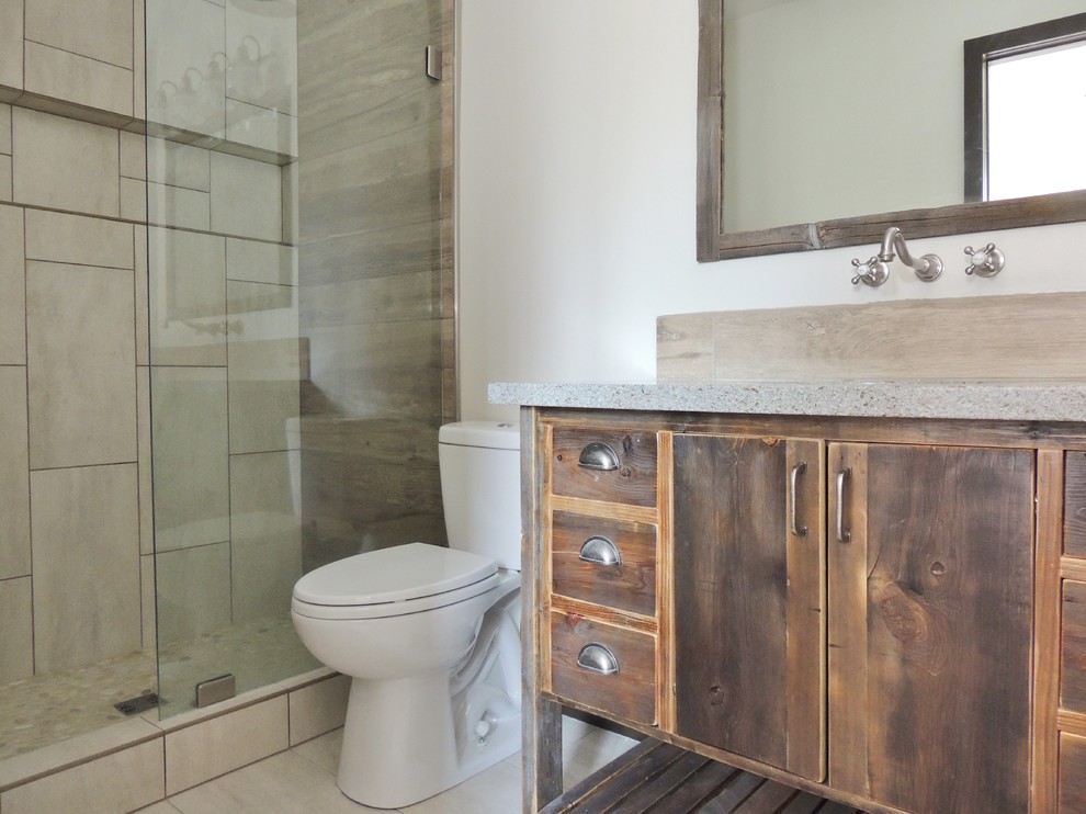 Inspiration for a transitional bathroom remodel in Phoenix