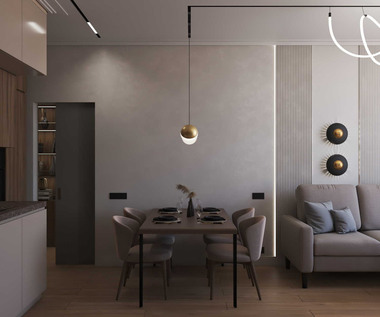 Проект Квартиры 90 м в Клубном Доме VITALITY