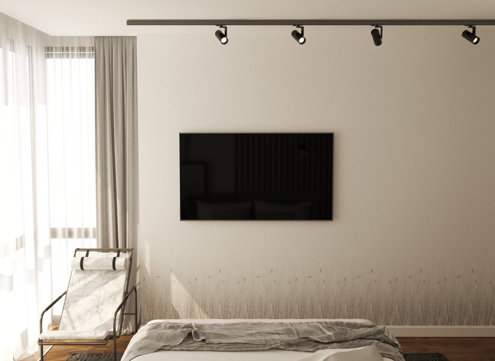 Квартира в оттенках серого и зеленого