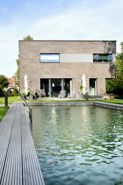 Garten mit Pool traditional-pool