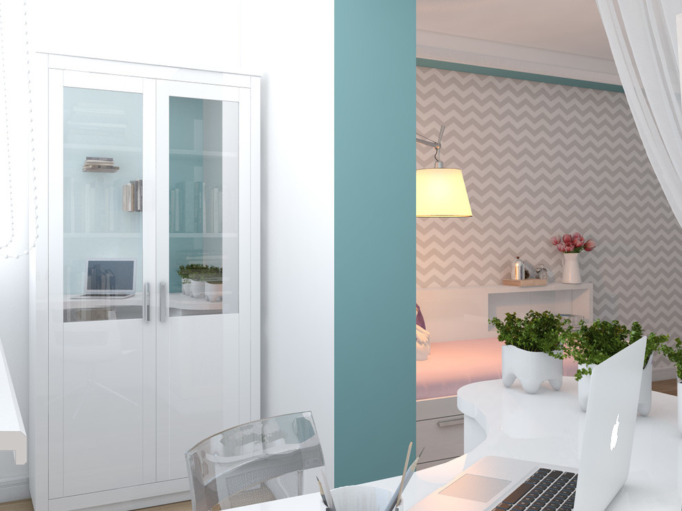 Дизайн-проект детской для девочки