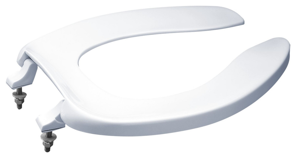 Reliance Commercial Elongated OpenFront Toilet Seat/Lid Traditional Toilet Seats by The