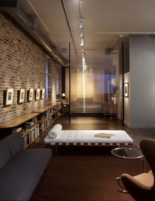 Downtown Loft industriel-salon