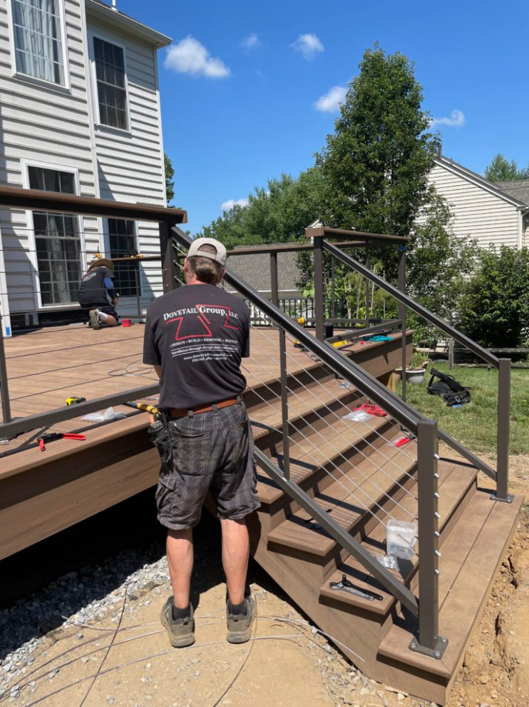 Transitional deck photo in Philadelphia