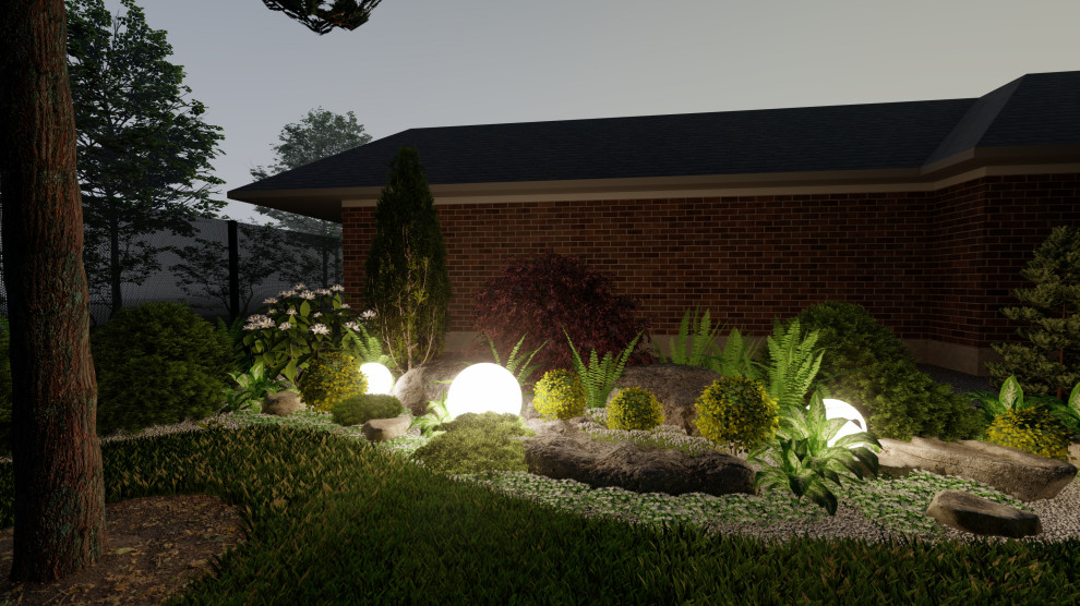 Участок ночью