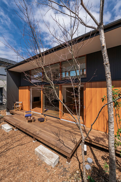 好日楽居 japanisch-modern-terrasse