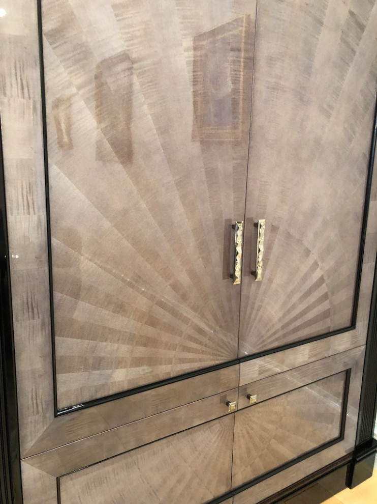 ТВ-зона в гостиной. Остоженка.